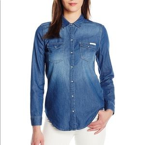 Calvin Klein Jeans Western Denim Button Down
